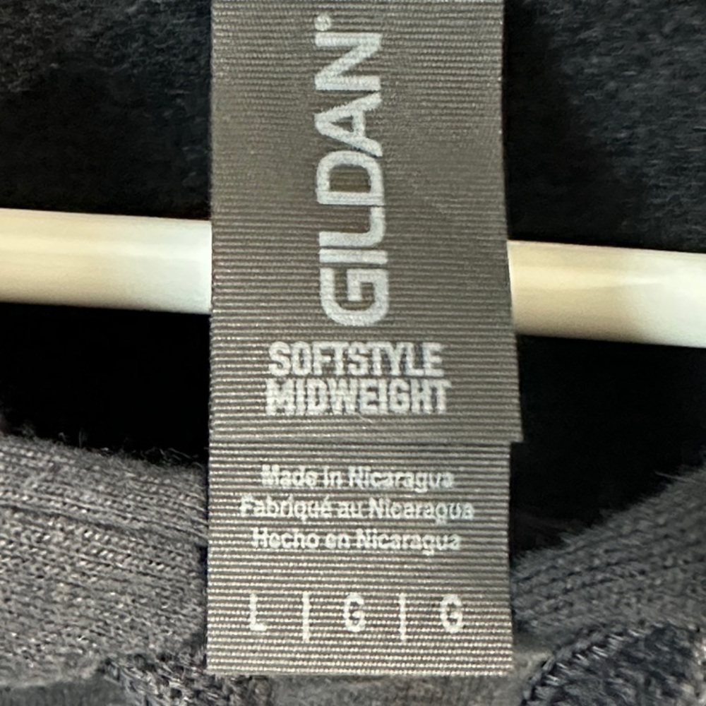 Gildan Black Ping Pong Graphic Hoodie - Picture 2 of 9